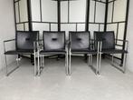 4 Arco Frame XL eetkamerstoelen, Ophalen of Verzenden, Gebruikt, Zwart, Vier