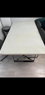 MOOI EETTAFEL HOOGGLANS WIT, Ophalen, 50 tot 100 cm, Zo goed als nieuw, 75 cm of meer