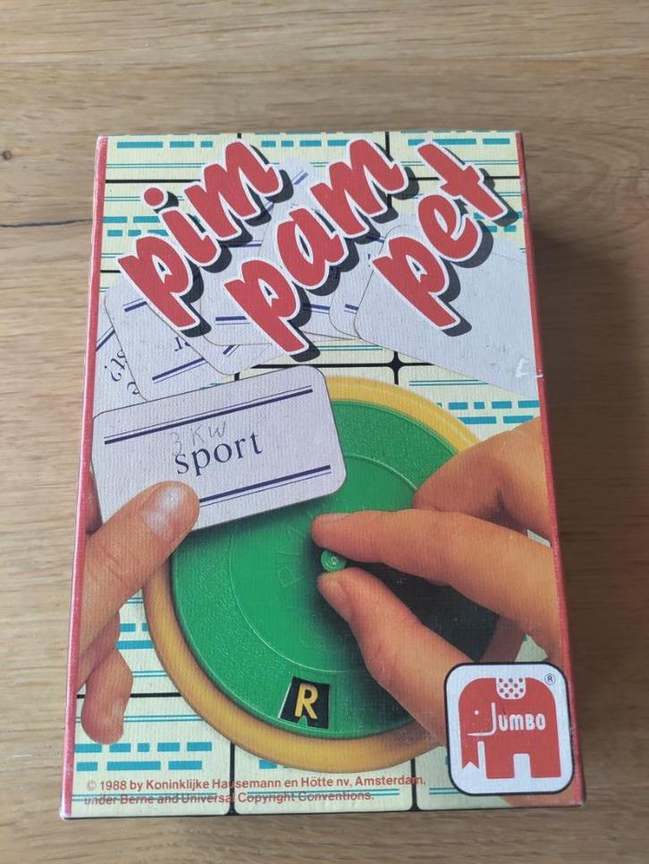 Pim Pam Pet, Hobby en Vrije tijd, Gezelschapsspellen | Bordspellen, Gebruikt, Een of twee spelers, Drie of vier spelers, Vijf spelers of meer