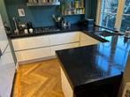 Tweedehands witte keuken met graniet werkblad 360x290cm, Ophalen, Gebruikt, U-keuken, Wit