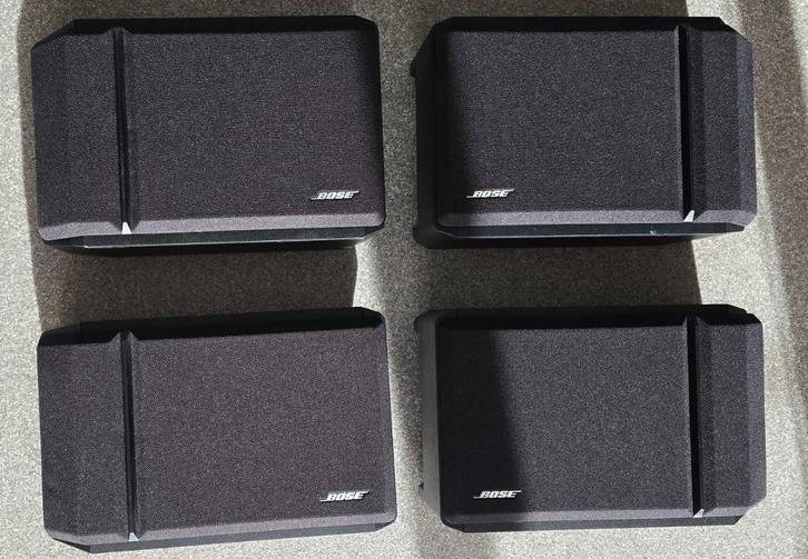 Bose 201 Series IV speakers  ( 4 stuks, 2xLinks & 2xRechts ), Audio, Tv en Foto, Luidsprekers, Gebruikt, Front, Rear of Stereo speakers