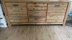 Dressoir van massief acaciahout, Huis en Inrichting, Kasten | Dressoirs, Ophalen, Zo goed als nieuw, 25 tot 50 cm, 150 tot 200 cm