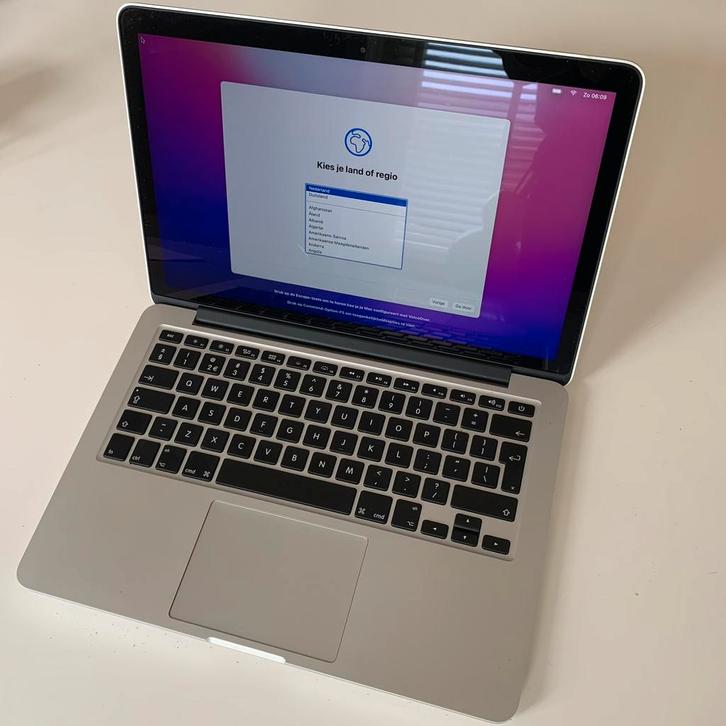 MacBook Pro 13” 2015 i.g.st. retina 8GB -128GB Mac Montery, Computers en Software, Apple Macbooks, Gebruikt, 13 inch, 2 tot 3 Ghz