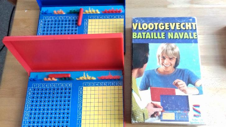 Nostalgische spelletjes; PANG en vlootgevecht ( vintage ), Hobby en Vrije tijd, Gezelschapsspellen | Bordspellen, Gebruikt, Ophalen of Verzenden