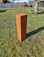 💥👉 Cortenstaal Sokkel 100cm of 60cm - Zuil Pilaar, Huis en Inrichting, Woonaccessoires | Zuilen en Pilaren, Nieuw, Ophalen of Verzenden