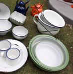 Divers emaille kommen ketel po bakvorm vanaf 5 euro, Antiek en Kunst, Antiek | Emaille, Ophalen of Verzenden