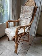 rieten STOEL,uniek handwerk, klassiek hoog model, Ophalen, Gebruikt, Overige kleuren, Riet of Rotan