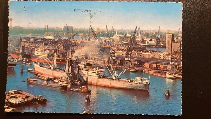 Haven  Rotterdam Maashaven Binnenvaart  HAL VNS, Verzamelen, Ansichtkaarten | Nederland, Ophalen of Verzenden