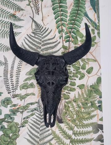 Schedel (gemaakt van kunsthars) - By Boo Ox Skull Black beschikbaar voor biedingen