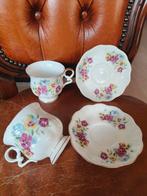 Royal Ascot Violet garden, Antiek en Kunst, Antiek | Servies los, Verzenden