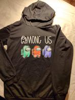 Among us sweatshirt zwart. Maat 164, Trui of Vest, Jongen of Meisje, Zo goed als nieuw, Ophalen