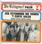 Ajax / Feyenoord- Voetbal Single van de Telegraafpalen ***, Cd's en Dvd's, Vinyl | Nederlandstalig, Ophalen of Verzenden, Gebruikt