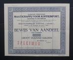 Maatschappij voor Koffieimport - Rotterdam 1924, Verzenden, Voor 1920, Aandeel
