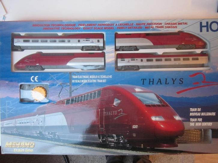 Mehano Thalys, Hobby en Vrije tijd, Modeltreinen | H0, Nieuw, Treinset, Gelijkstroom, Overige merken, Ophalen of Verzenden