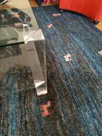Glazen salontafel in nieuwstaat, Ophalen, 100 tot 150 cm, 50 tot 100 cm, Minder dan 50 cm