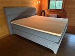 Nette Boxspring 200x180 grijs Karlsson, Huis en Inrichting, Slaapkamer | Bedden, Ophalen, Tweepersoons, 140 cm, Zo goed als nieuw