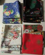 Katoen lapjes Kerst 25 cm. x 25 cm., Ophalen, Nieuw, Katoen, Minder dan 30 cm