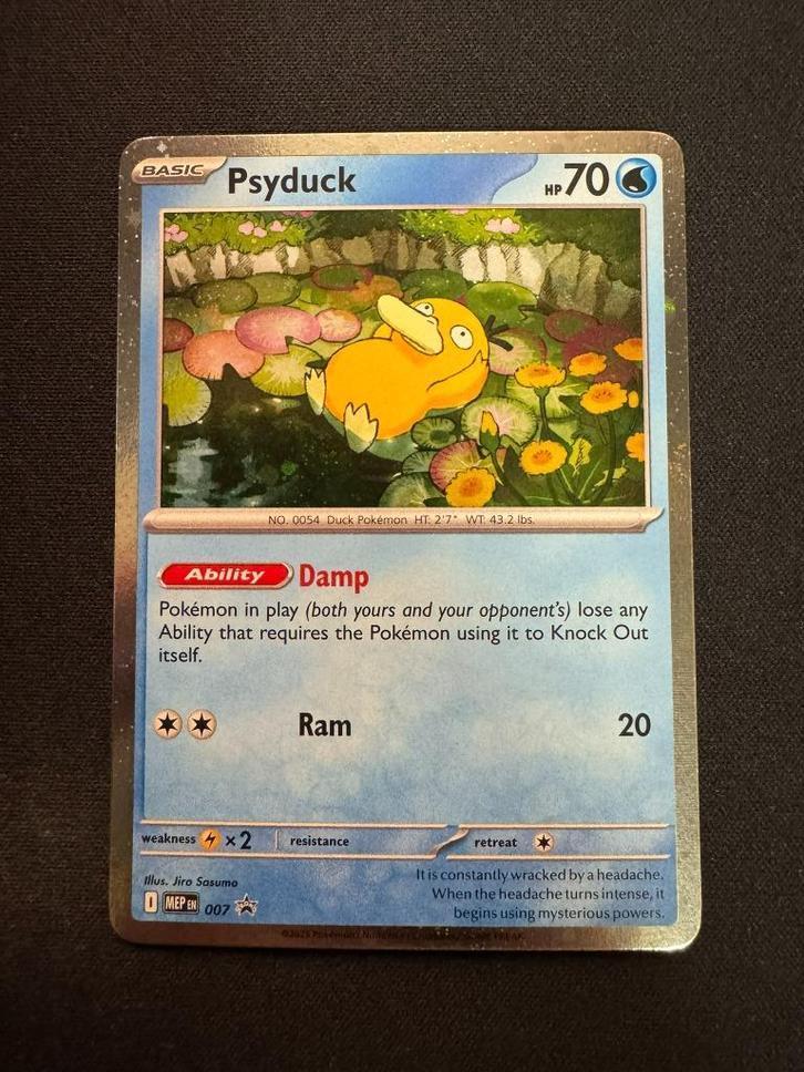 Psyduck MEP 007 - Promo, Hobby en Vrije tijd, Verzamelkaartspellen | Pokémon, Nieuw, Losse kaart, Ophalen of Verzenden