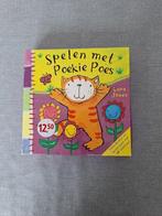 Boekje spelen met Poekie poes incl dominospel., Gelezen, Lara Jones, Ophalen of Verzenden, Uitklap-, Voel- of Ontdekboek