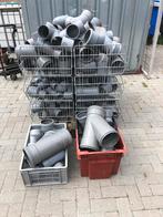 PVC Bochten en Buizen - Partij, Doe-het-zelf en Verbouw, Buizen en Afvoer, Ophalen, Bochten, Gebruikt, Pvc