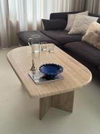 Italiaans Travertine salontafel, Huis en Inrichting, Tafels | Salontafels, Ophalen, 100 tot 150 cm, 50 tot 100 cm, Zo goed als nieuw