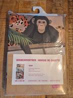 Dekbedovertrek nieuw! 140x200 met jeep en dieren erop., Ophalen of Verzenden, Nieuw, Jongetje of Meisje, Dekbedovertrek