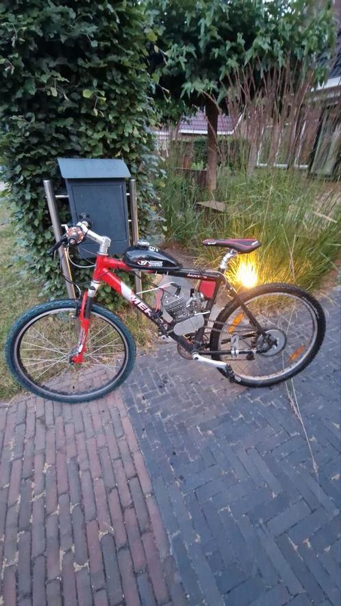 110cc gemotoriseerde fiets !MOET WEG!, Fietsen en Brommers, Minibikes, Midibikes en Pitbikes, Zo goed als nieuw, Overige typen