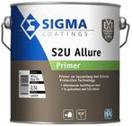 Sigma grond en aflak voor binnen en buiten nieuw 2,5 liter, Verzenden, Wit, Nieuw, Verf