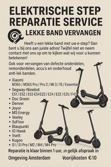 Elektrische step band reparatie beschikbaar voor biedingen