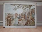Oude schoolplaat Ludger in de Groninger Gouwen, Antiek en Kunst, Antiek | Schoolplaten, Ophalen, Geschiedenis