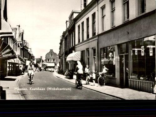 Maarssen Kaatsbaan Winkelcentrum slagerij Roskam links, Verzamelen, Ansichtkaarten | Nederland, Ongelopen, Utrecht, 1940 tot 1960