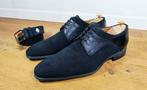 Greve exclusieve herenschoenen met riem maat 10,5 / 45, Kleding | Heren, Schoenen, Ophalen, Blauw, Zo goed als nieuw, Greve