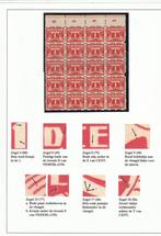 Plaatfouten op rolzegels blok van 20 stuks lees., Ophalen of Verzenden, T/m 1940, Postfris