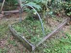 Verhoogde hard houten moestuinbak(ken) 2x, Ophalen, Gebruikt