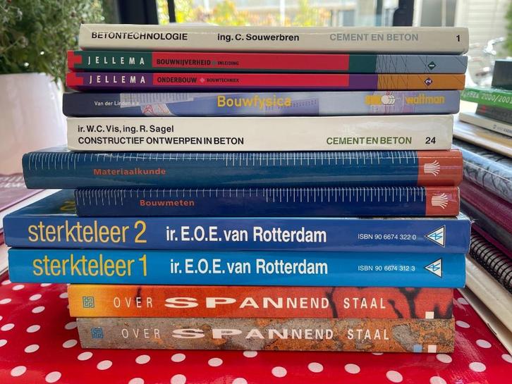 Bouwkunde studie boeken | 20251026, Boeken, Studieboeken en Cursussen, Zo goed als nieuw, HBO, Beta, Ophalen of Verzenden