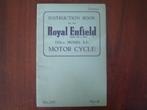 Royal Enfield RE125 1950 motorcycle instruction book RE 125, Motoren, Ophalen of Verzenden, Overige merken