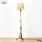 Decoratieve antieke Engelse koperen vloerlamp schemerlamp, Ophalen, Gebruikt, Metaal, 150 tot 200 cm