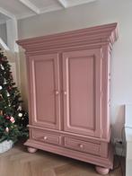 Opgeknapte vintage brocante landelijke kast, Huis en Inrichting, Kasten | Overige, Ophalen, Gebruikt