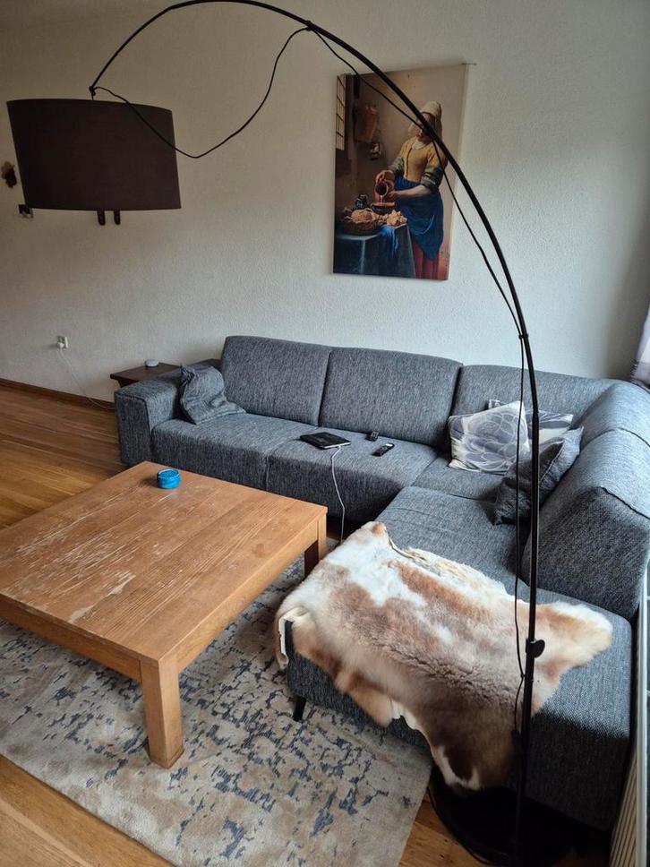 Stijlvolle booglamp, Huis en Inrichting, Lampen | Vloerlampen, Gebruikt, 150 tot 200 cm, Metaal, Ophalen