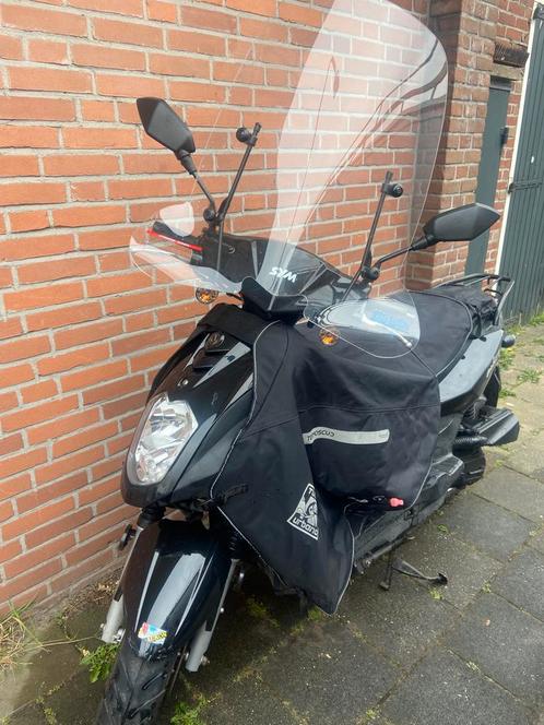 Sym Orbit blauw kenteken (incl beenkleed,nieuw windscherm), Fietsen en Brommers, Scooters | SYM, Gebruikt, Orbit, Ophalen