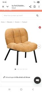 Fonq bubble fauteuil zgan, Huis en Inrichting, Ophalen, Zo goed als nieuw, Eén
