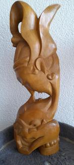 romantisch koppel kunst Bali suar hout omstreeks 1970, Verzenden