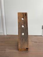 Wijnrek van oud eiken wagonplanken, Huis en Inrichting, Ophalen, Gebruikt, Minder dan 5 flessen, Minder dan 50 cm