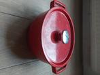 Pyrex pan braadpan gietijzeren gietijzer le creuset, Huis en Inrichting, Keuken | Potten en Pannen, Ophalen of Verzenden, Gebruikt