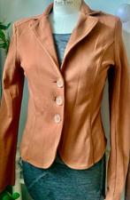 Tricot blazer camel kleur mt S, Ophalen of Verzenden, Zo goed als nieuw, Jasje, Maat 36 (S)
