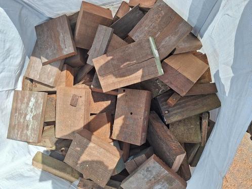 Openhaardhout azobe. Blokken, Tuin en Terras, Haardhout, Blokken, Overige houtsoorten, Minder dan 3 m³, Ophalen