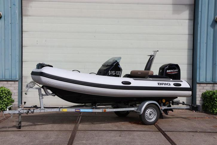 Brig Eagle 4 Met Mercury 60 PK En Pega Trailer, Watersport en Boten, Rubberboten, Gebruikt, Overige merken, Minder dan 70 pk, Benzine