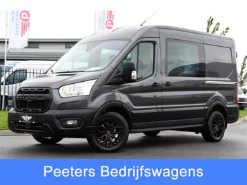 Ford Transit 2.0 TDCI L2H2 DC Raptor Grill Camera, Cruise, C beschikbaar voor biedingen
