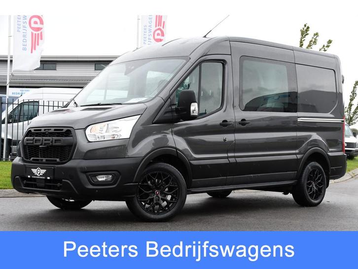 Ford Transit 2.0 TDCI L2H2 DC Raptor Grill Camera, Cruise, C, Auto's, Bestelauto's, Particulier, Te koop, ABS, Achteruitrijcamera