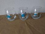 Set van 3 Smurfen glazen - Peyo 2018, Ophalen of Verzenden, Gebruikt, Verschillende Smurfen, Gebruiksvoorwerp